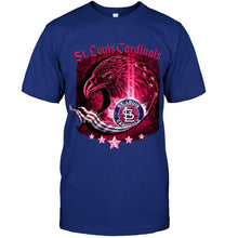 Load image into Gallery viewer, st louis cardinals eagle american flag shirt