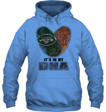 Load image into Gallery viewer, New York Jets and New York Mets it's my dna love fingerprints shirt