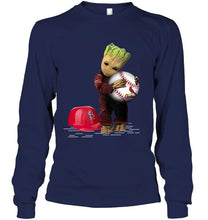 Load image into Gallery viewer, groot loves St Louis Cardinals fan shirt