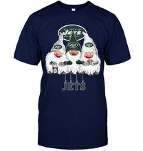 Load image into Gallery viewer, New York Jets norway christmas gnomies elves fan t shirt