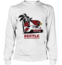 Load image into Gallery viewer, Beetle Arizona Cardinals on beach shirt