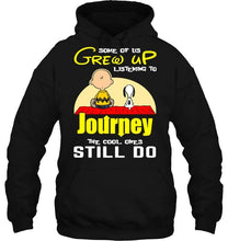 Load image into Gallery viewer, Some of us grew up listening to Journey the cool ones still do snoopy shirt