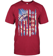 Load image into Gallery viewer, Winnipeg Jets 4th july independence day american flag shirt