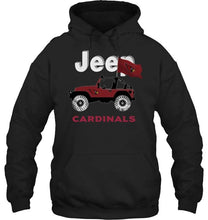 Load image into Gallery viewer, Jeep Arizona Cardinals fan hoodie