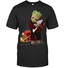 Load image into Gallery viewer, Groot loves Arizona Cardinals fan hoodie