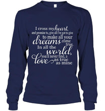 Load image into Gallery viewer, George Strait I Cross My Heart lyric shirt