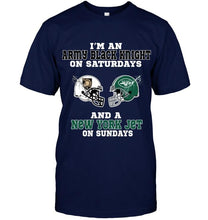 Load image into Gallery viewer, I'm Army Black Knight on saturdays and New York Jet on sundays shirt