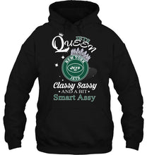 Load image into Gallery viewer, New York Jets Queen classy sasy and a bit smart asy shirt