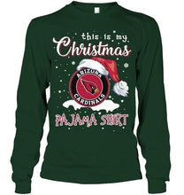 Load image into Gallery viewer, This is my christmas Arizona Cardinals pajama shirt t shirt