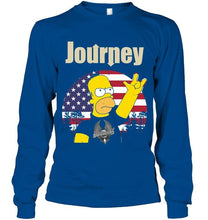Load image into Gallery viewer, homer simpson Journey retro shirt
