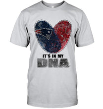 Load image into Gallery viewer, New England Patriots and Boston Red Sox it's my dna love fingerprints shirt