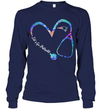 Load image into Gallery viewer, Let's go New England Patriots dyed nurse scope love shirt