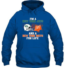 Load image into Gallery viewer, i'm a New York Jet and a New York Met for life shirt