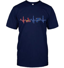Load image into Gallery viewer, St Louis Cardinals St Louis Blues heartbeat shirt