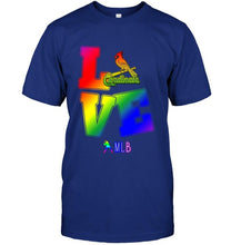 Load image into Gallery viewer, Love St Louis Cardinals lgbt shirt