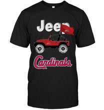 Load image into Gallery viewer, Jeep St Louis Cardinals fan shirt