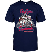 Load image into Gallery viewer, St Louis Cardinals kiss dressed to kill shirt