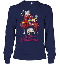 Load image into Gallery viewer, St Louis Cardinals Rick and morty fan shirt