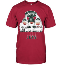 Load image into Gallery viewer, New York Jets norway christmas gnomies elves fan t shirt