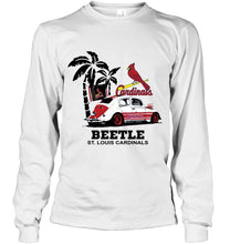 Load image into Gallery viewer, Beetle St Louis Cardinals on beach shirt