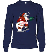 Load image into Gallery viewer, Santa Stanford Cardinal in bathroom shirt