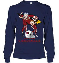 Load image into Gallery viewer, Arizona Cardinals Rick and morty fan shirt