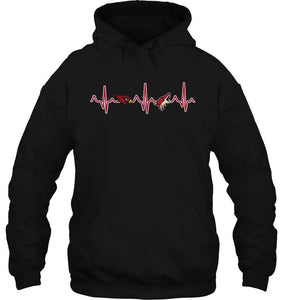 Arizona Cardinals Arizona Coyotes heartbeat shirt