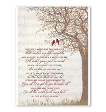 Load image into Gallery viewer, George Strait I cross my heart with lyrics bird tree poster