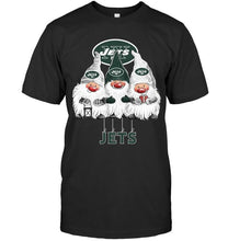Load image into Gallery viewer, New York Jets norway christmas gnomies elves fan t shirt