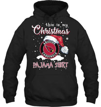 Load image into Gallery viewer, This is my christmas Arizona Cardinals pajama shirt t shirt