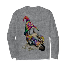 Load image into Gallery viewer, Gnome Blowing Trumpet bough shirt by Moteefes store Unisex Long Sleeve T-Shirt