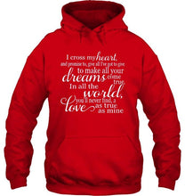 Load image into Gallery viewer, George Strait I Cross My Heart lyric shirt