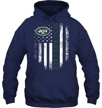 Load image into Gallery viewer, Best New York Jets dad ever american flag shirt