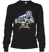 Load image into Gallery viewer, snoopy watch Winnipeg Jets city star light shirt