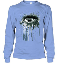 Load image into Gallery viewer, New York Jets eye paint drop art style t shirt