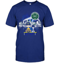 Load image into Gallery viewer, snoopy watch New York Jets city star light shirt