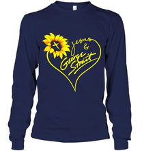 Load image into Gallery viewer, Love jesus and George strait shirt
