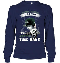 Load image into Gallery viewer, Fear the New York Jets jack skellington fan hoodie