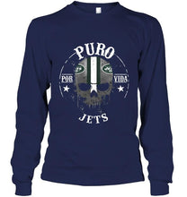 Load image into Gallery viewer, Puro New York Jets por vida fan shirt