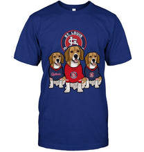 Load image into Gallery viewer, St Louis Cardinals Beagles fan shirt