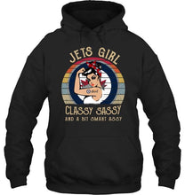 Load image into Gallery viewer, Winnipeg Jets girl classy sasy and a bit smart asy retro shirt