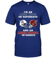 Load image into Gallery viewer, I'm Arizona Wildcat on saturdays and Arizona Cardinal on sundays shirt