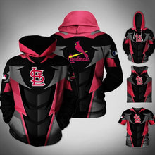 Load image into Gallery viewer, st louis cardinals 3d printed hoodie