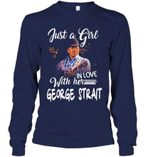 Load image into Gallery viewer, Just girl in love with her George Strait shirt