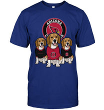 Load image into Gallery viewer, Arizona Cardinals Beagles fan shirt