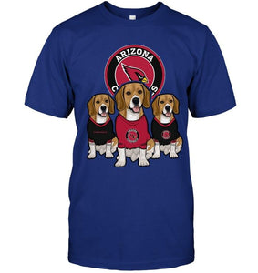 Arizona Cardinals Beagles fan shirt