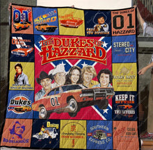 Load image into Gallery viewer, the dukes of hazzard action comedy quilt blanket
