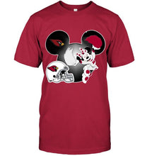 Load image into Gallery viewer, Arizona Cardinals Minnie cheerleader shirt