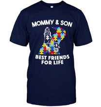 Load image into Gallery viewer, Autism mommy &amp; Son best friends for life shirt