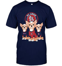 Load image into Gallery viewer, St Louis Cardinals Chihuahuas fan shirt